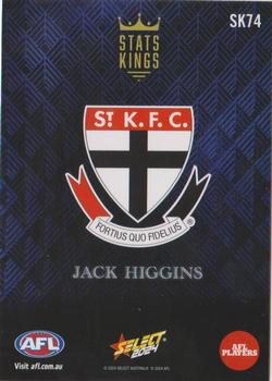 2024 Select AFL Footy Stars - Stats Kings #SK74 Jack Higgins Back